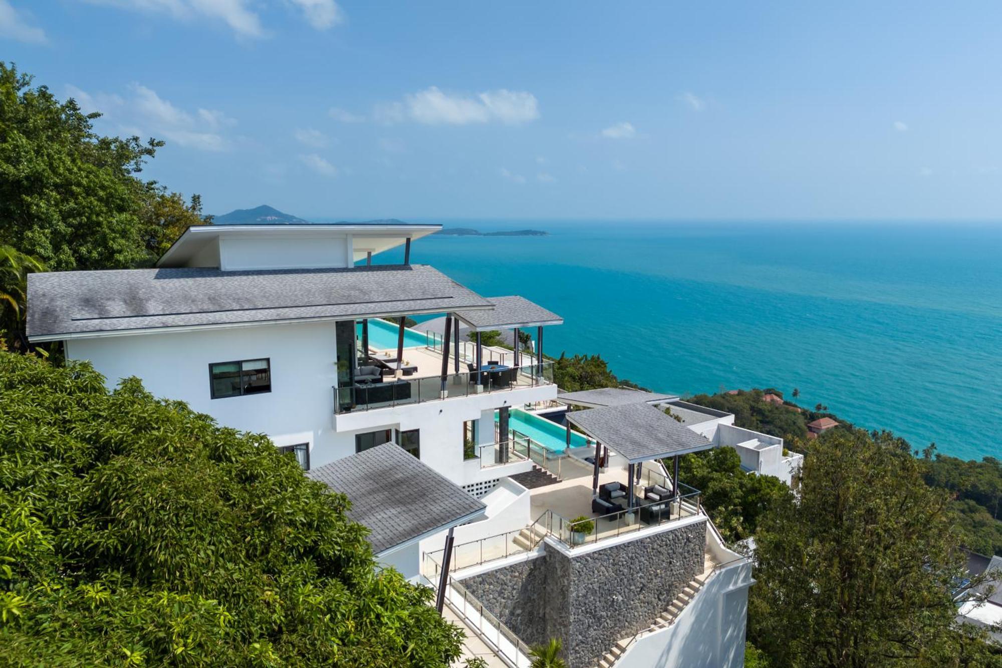 Karpe Diem Villa - Twin Infinity Pools Chaweng Extérieur photo